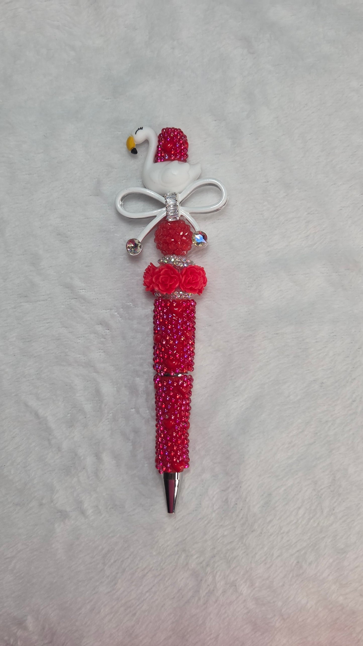 Princess Swans Beaded Pen
