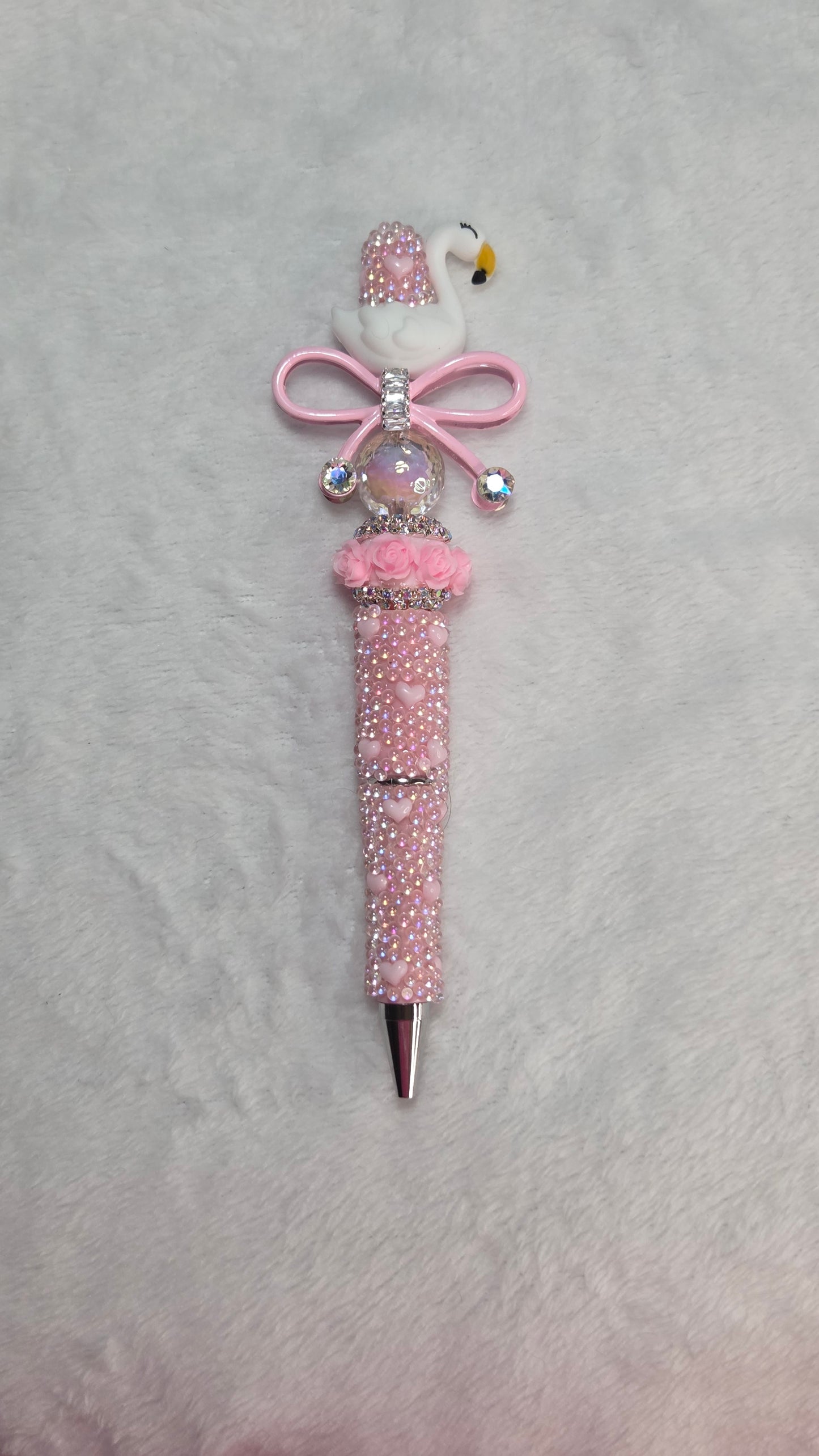Princess Swans Beaded Pen