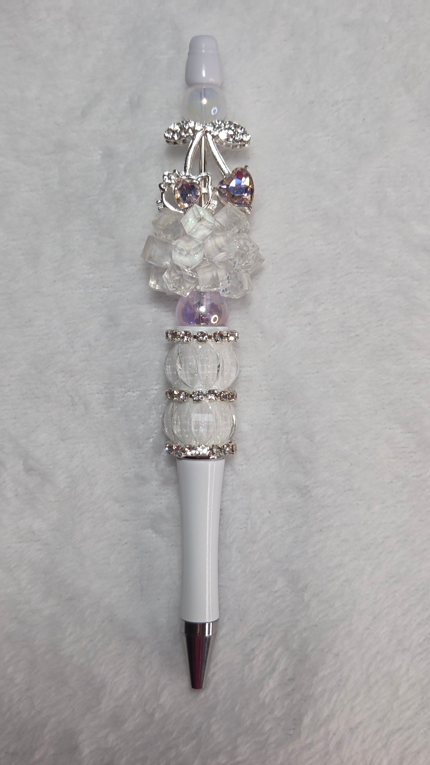 Cherries On Ice Beaded Pen