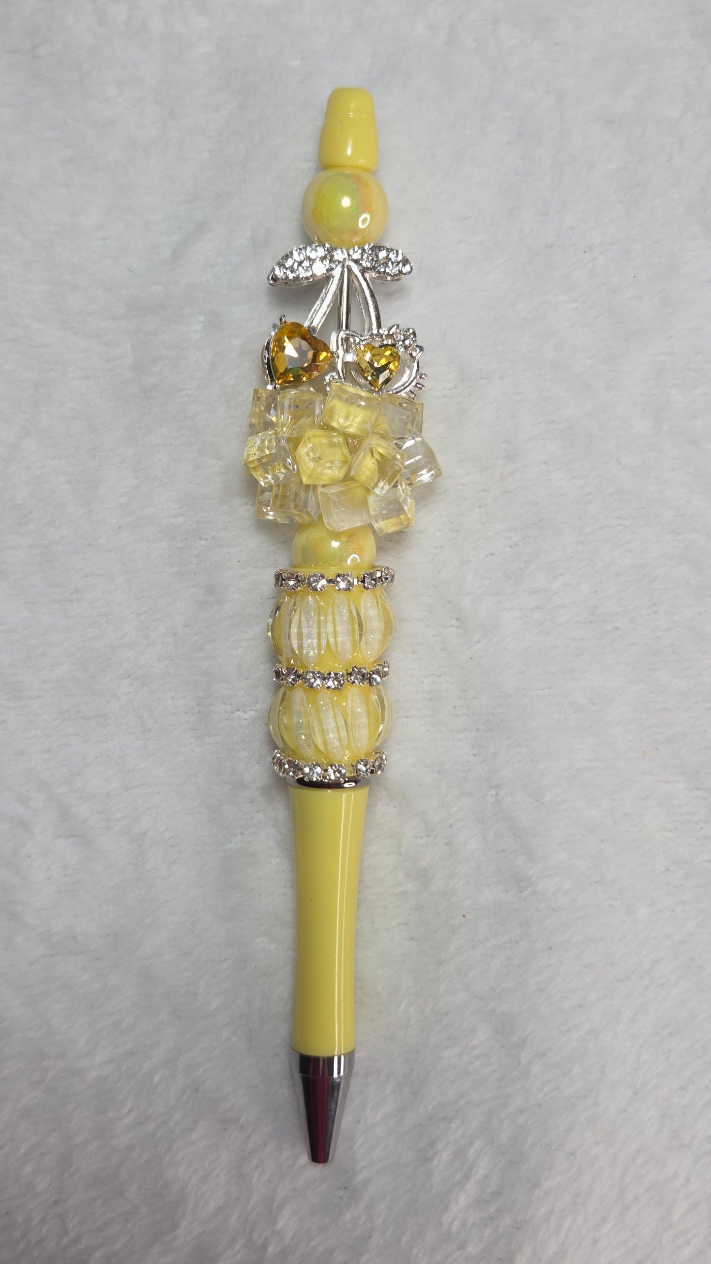 Cherries On Ice Beaded Pen
