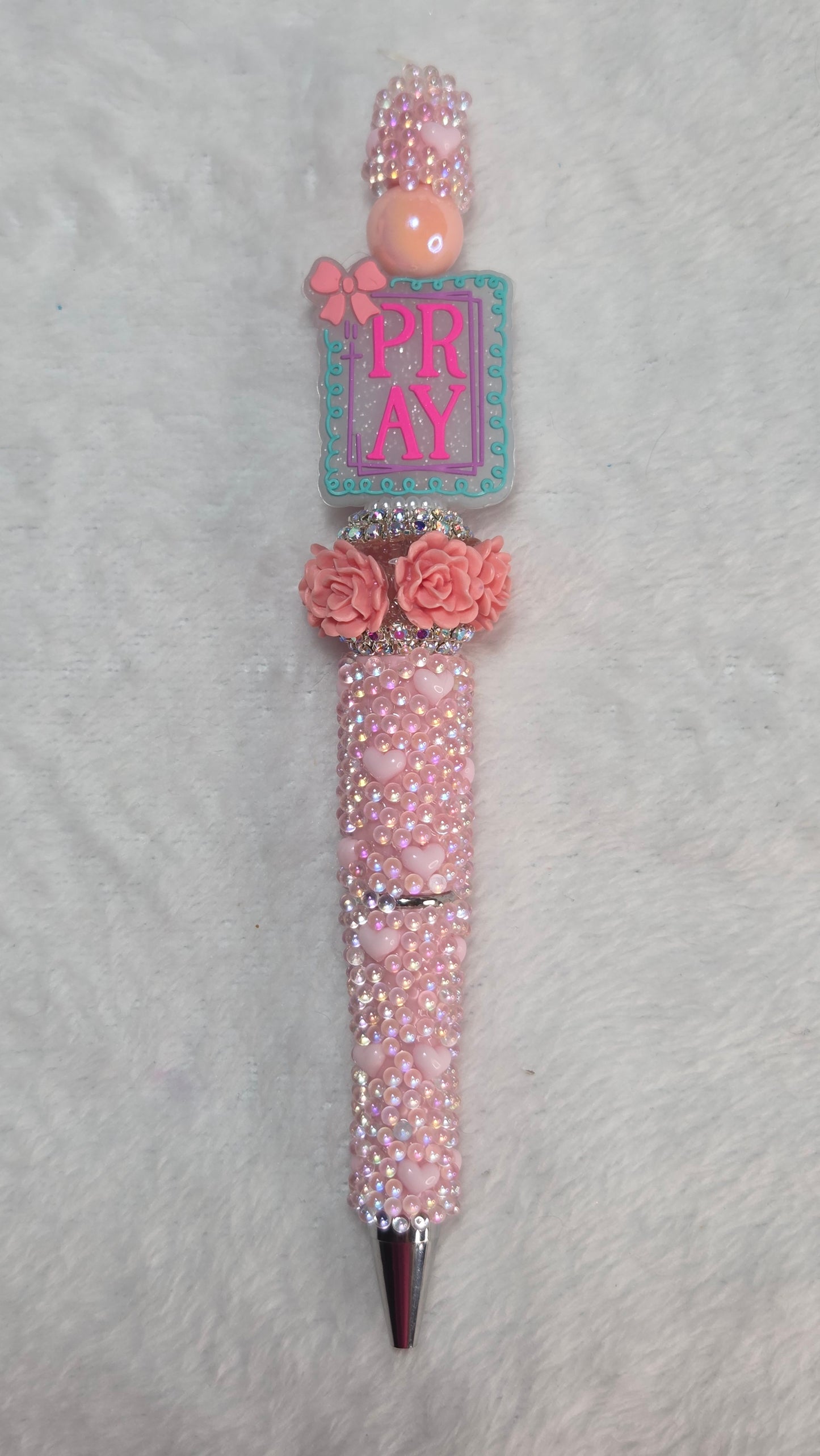 Let Us Pray Beaded Pen